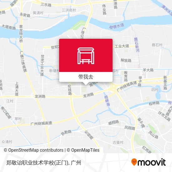 郑敬诒职业技术学校(正门)地图