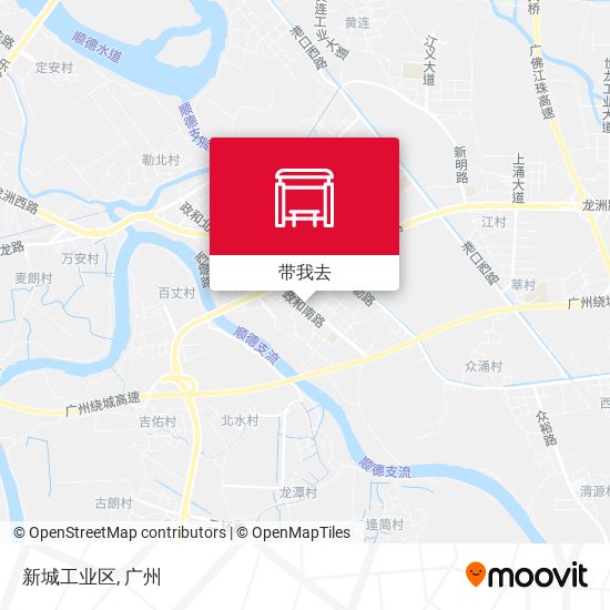 新城工业区地图