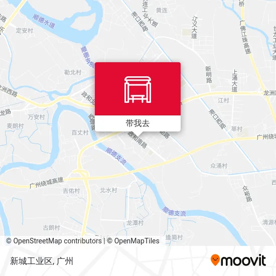 新城工业区地图