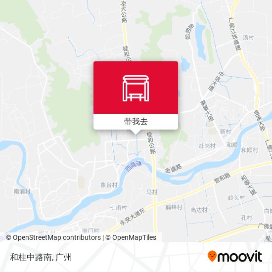 和桂中路南地图