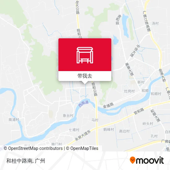 和桂中路南地图