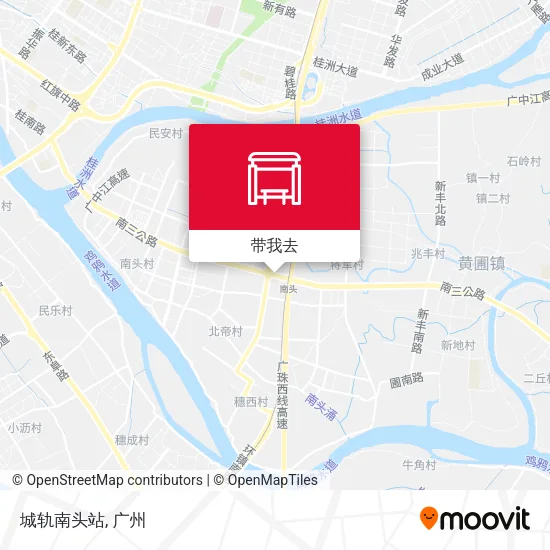 城轨南头站地图