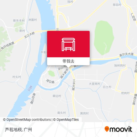 芦苞地税地图