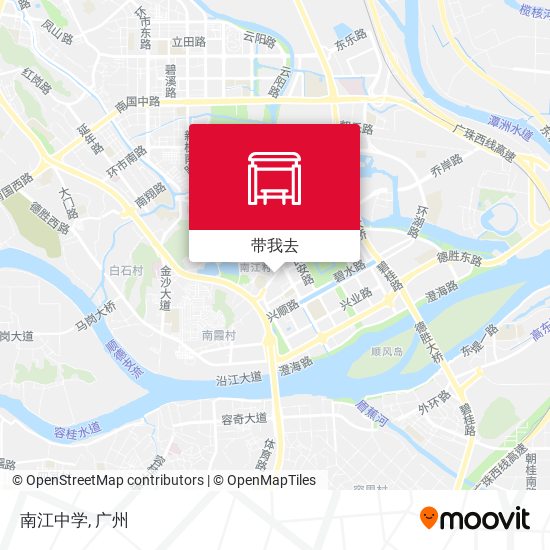 南江中学地图