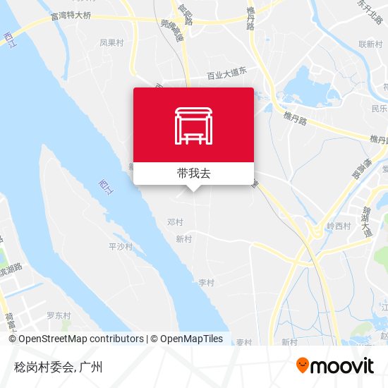 稔岗村委会地图