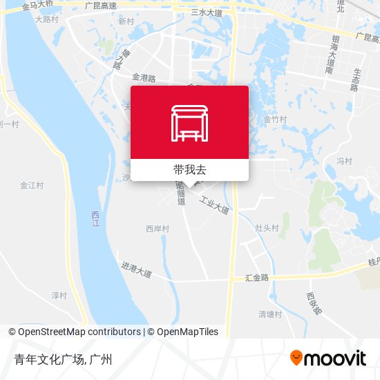 青年文化广场地图
