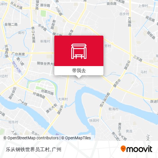 乐从钢铁世界员工村地图