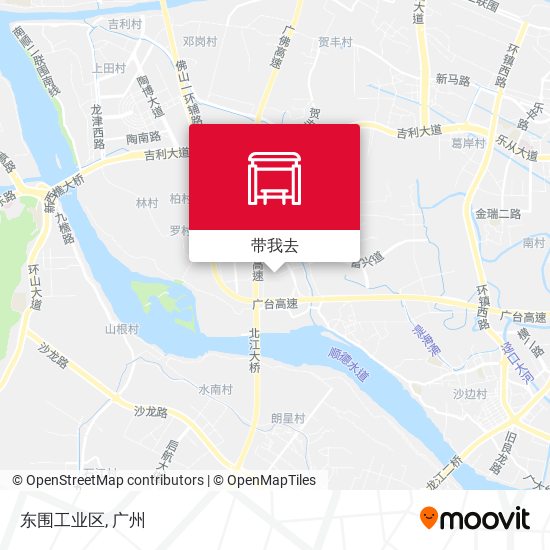 东围工业区地图