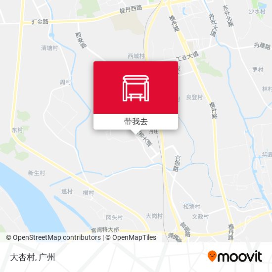 大杏村地图