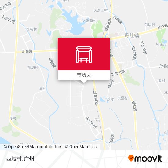 西城村地图
