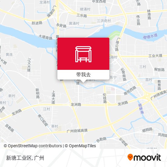 新塘工业区地图