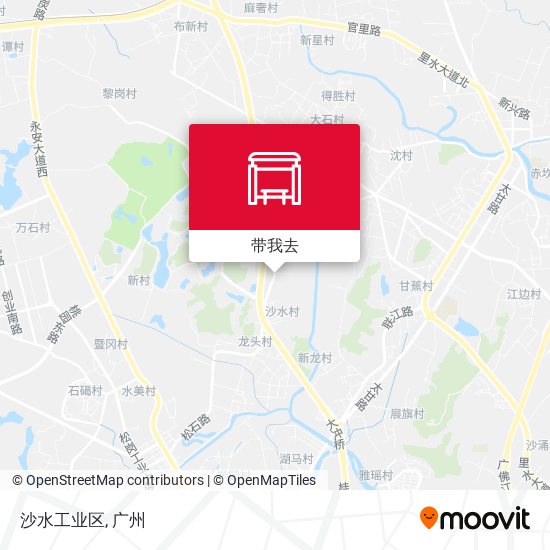 沙水工业区地图