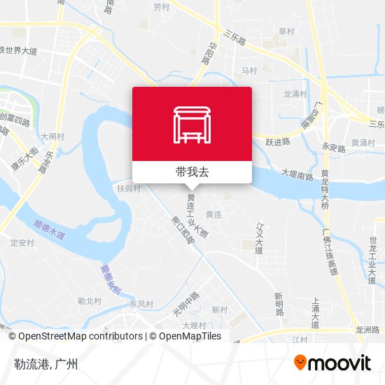 勒流港地图