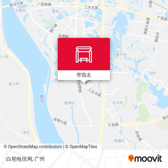 白坭电信局地图