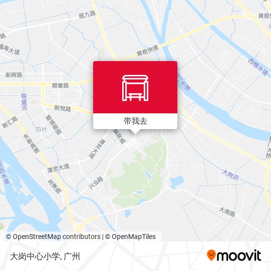 大岗中心小学地图