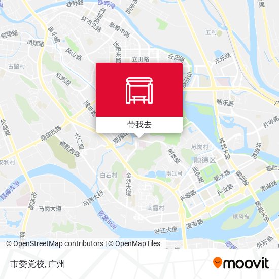 市委党校地图