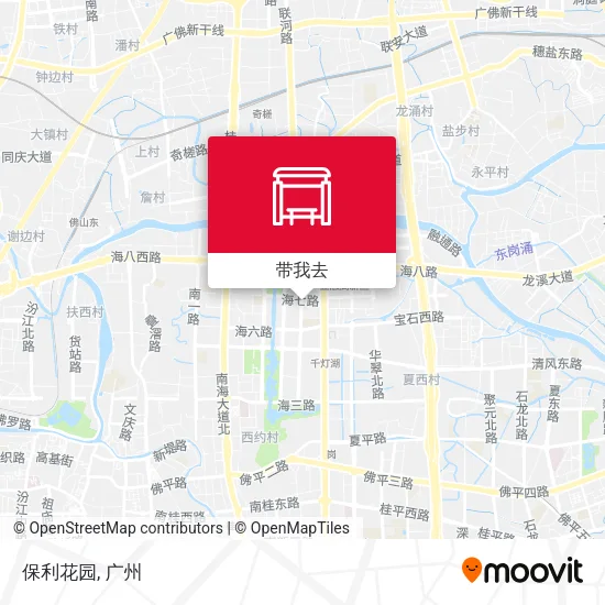 保利花园地图