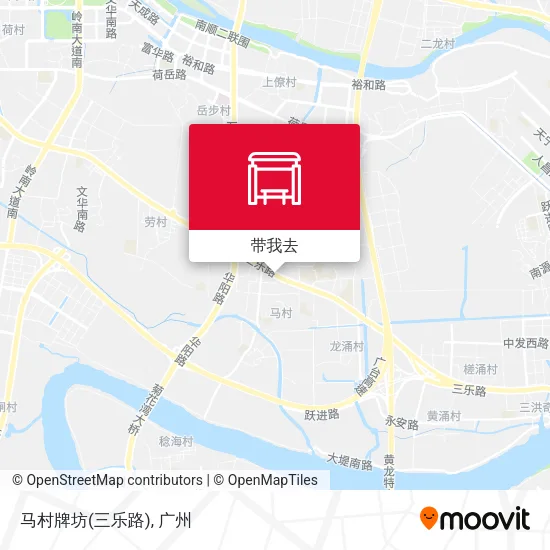 马村牌坊(三乐路)地图