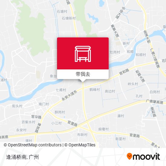 逢涌桥南地图