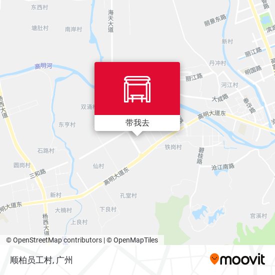 顺柏员工村地图