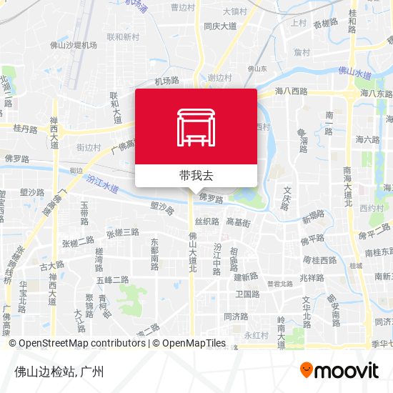 佛山边检站地图