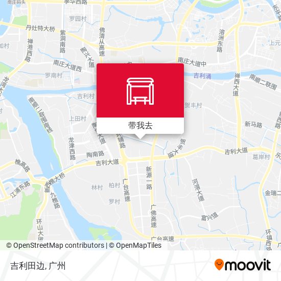 吉利田边地图