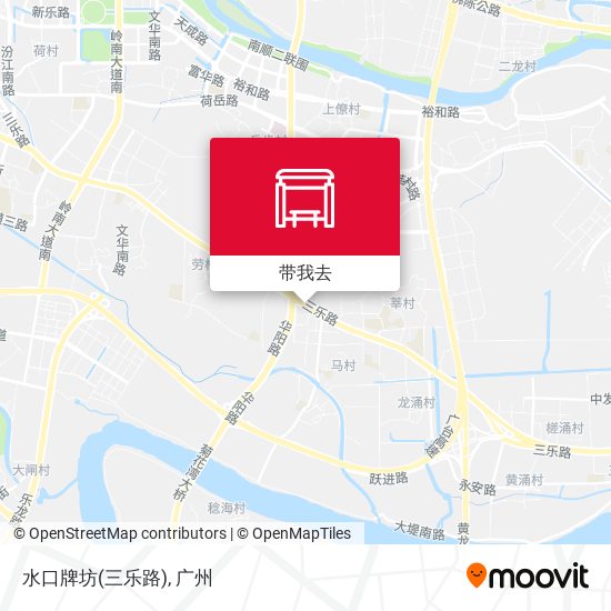 水口牌坊(三乐路)地图