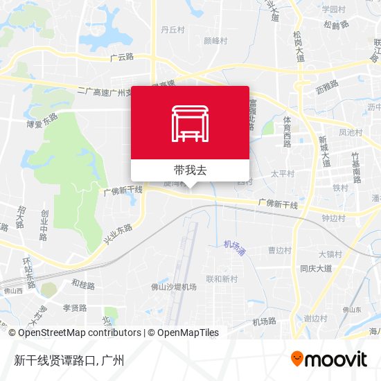 新干线贤谭路口地图