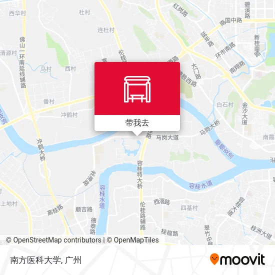南方医科大学地图