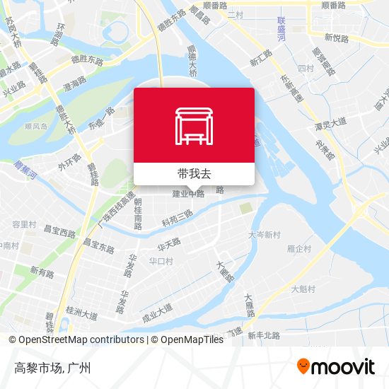 高黎市场地图