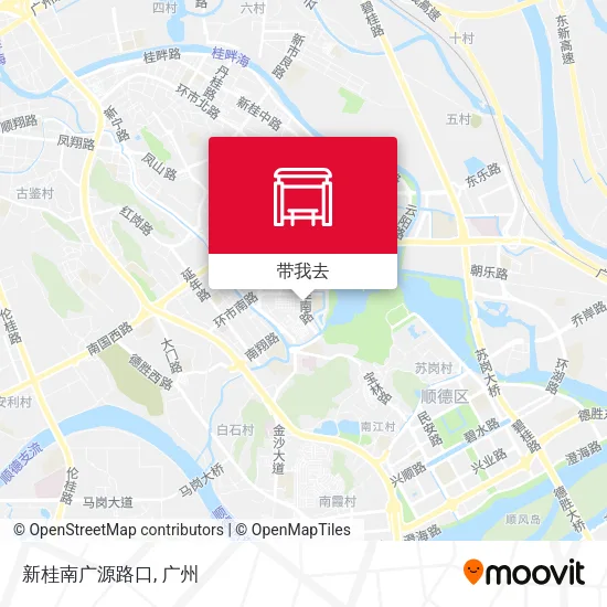 新桂南广源路口地图