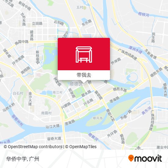 华侨中学地图