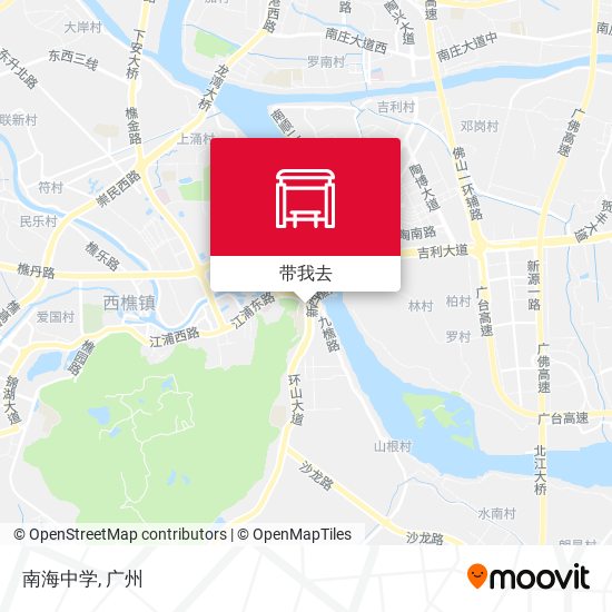 南海中学地图