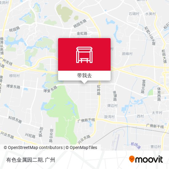 有色金属园二期地图