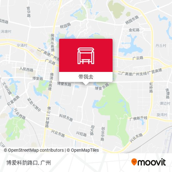 博爱科韵路口地图