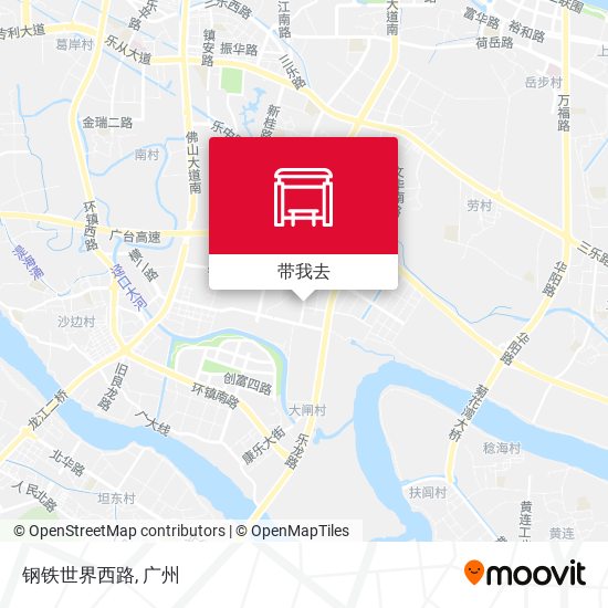钢铁世界西路地图