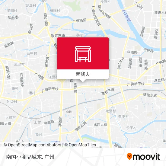 南国小商品城东地图