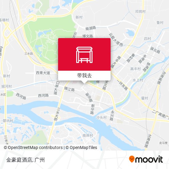 金豪庭酒店地图