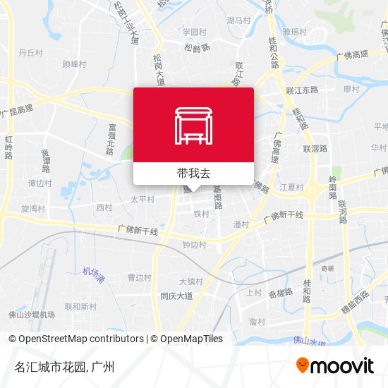 名汇城市花园地图
