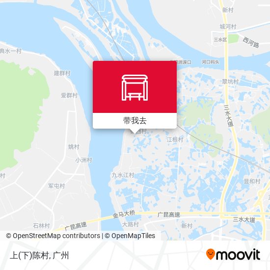 上(下)陈村地图