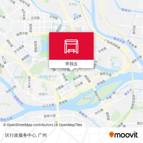 区行政服务中心地图
