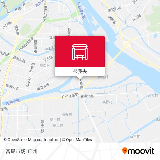 富民市场地图
