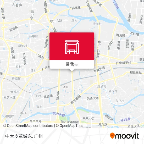 中大皮革城东地图