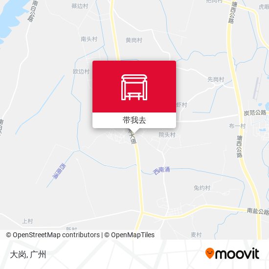 大岗地图