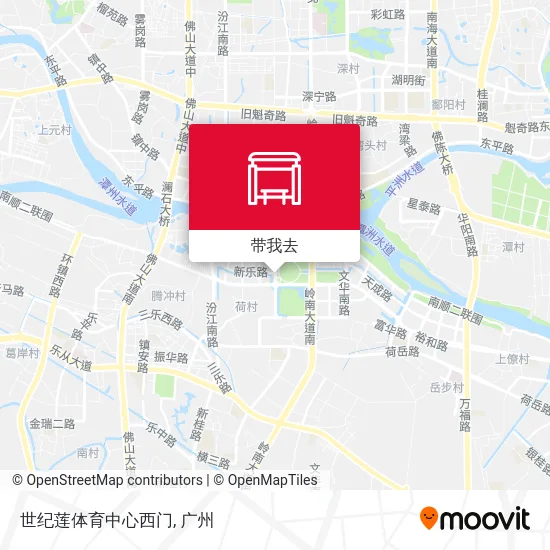 世纪莲体育中心西门地图