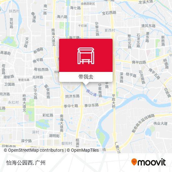 怡海公园西地图