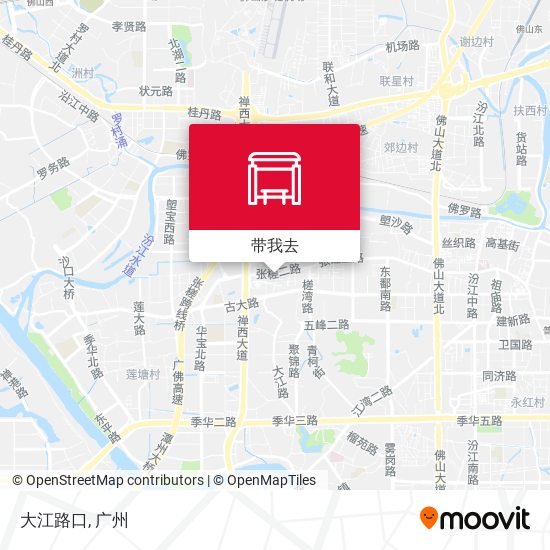 大江路口地图