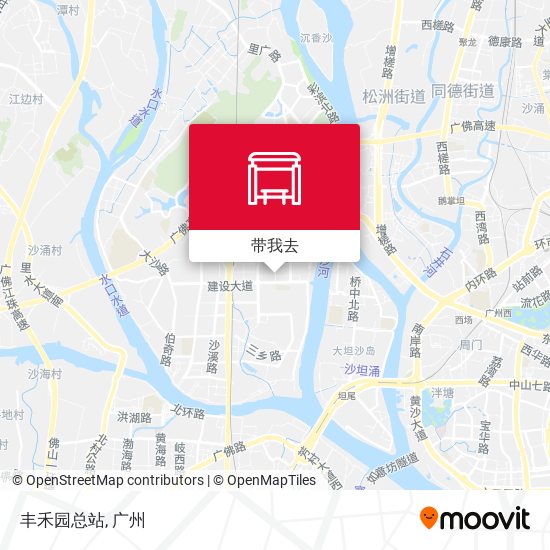 丰禾园总站地图