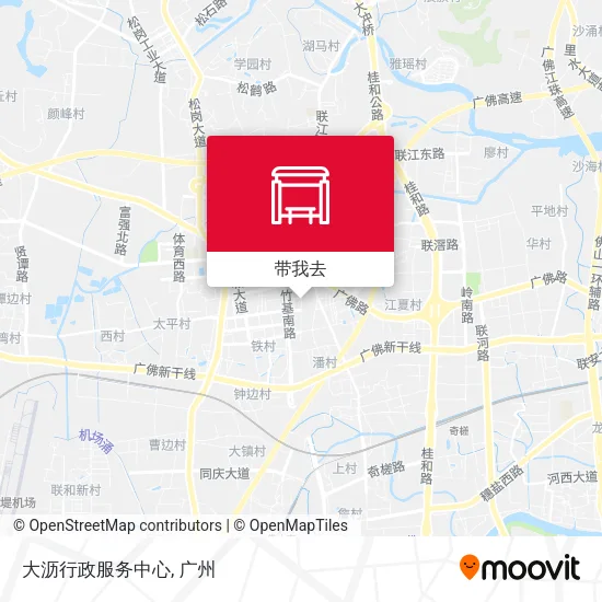 大沥行政服务中心地图