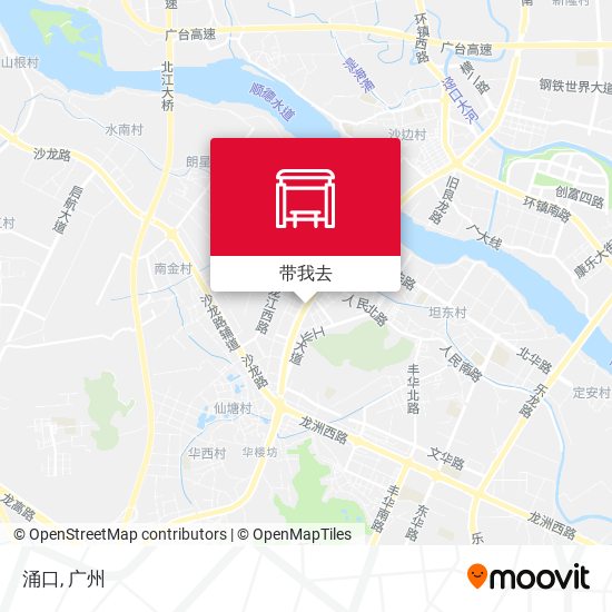 涌口地图
